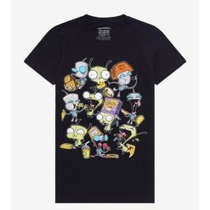 Nickelodeon Invader Zim Gir Boyfriend Tee NWT